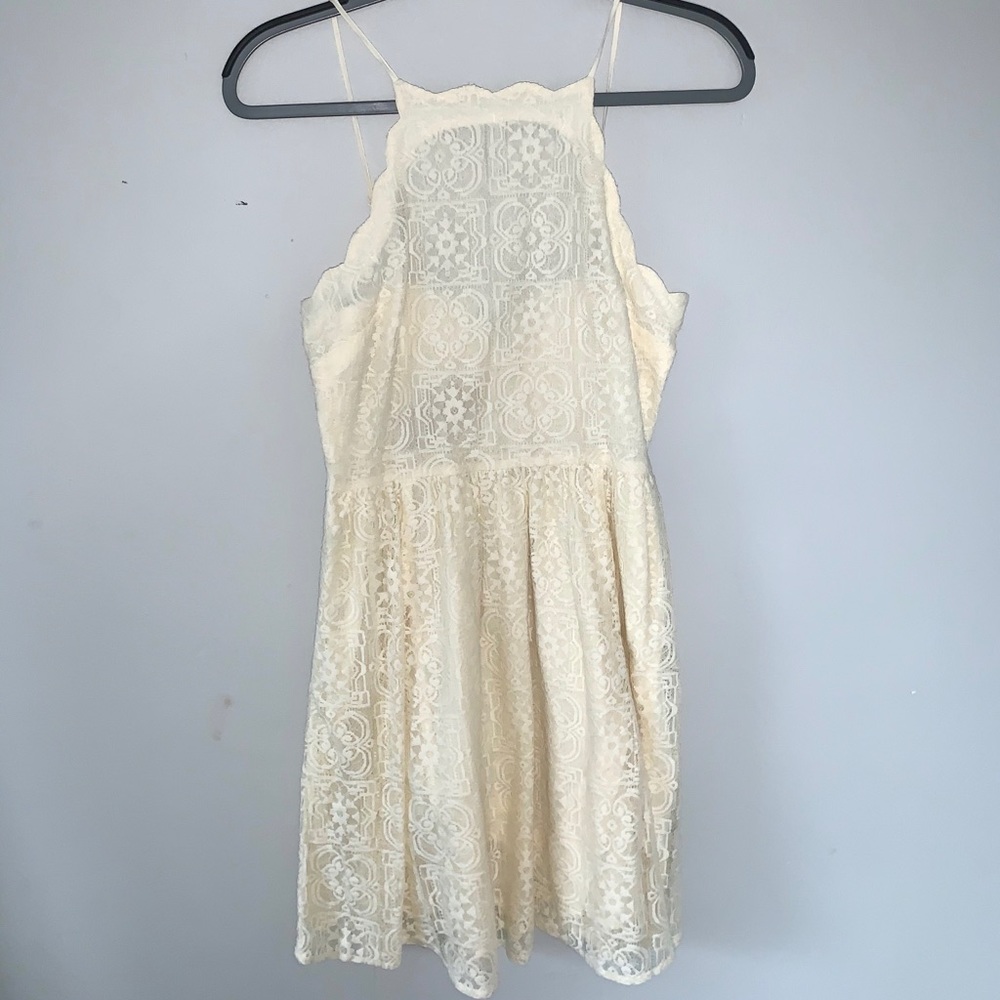 American Eagle ivory lace sundress